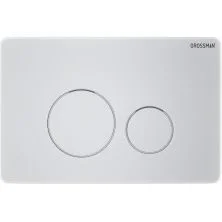 Grossman Клавиша смыва Style, матовый белый 700.K31.04.01M.01M