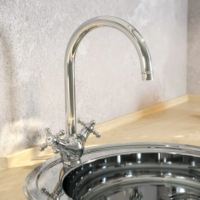 Приобрести iddis смеситель для кухни sam 337 мм, хром samsb00i05