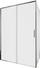 Aquanet Душевое ограждение Pleasure Evo 130x80 AE65-130x80-CT профиль хром, прозрачное стекло
