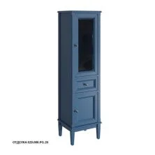 Caprigo Пенал JARDIN 45 см, правый, синий, эмаль