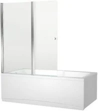 Aquanet Шторка для ванны Alfa 4 , прозрачное стекло NF6222-pivot