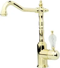 Boheme Смеситель для кухни Tradizionale, золото\кристаллы 102-CRST