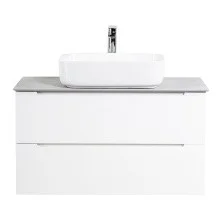BelBagno Тумба со столешницей ETNA 90 см, подвесная Bianco Opaco