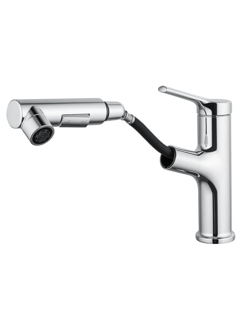 Приобрести смеситель для раковины с выдвижным изливом wonzon & woghand, хром (ww-a40862-cr)