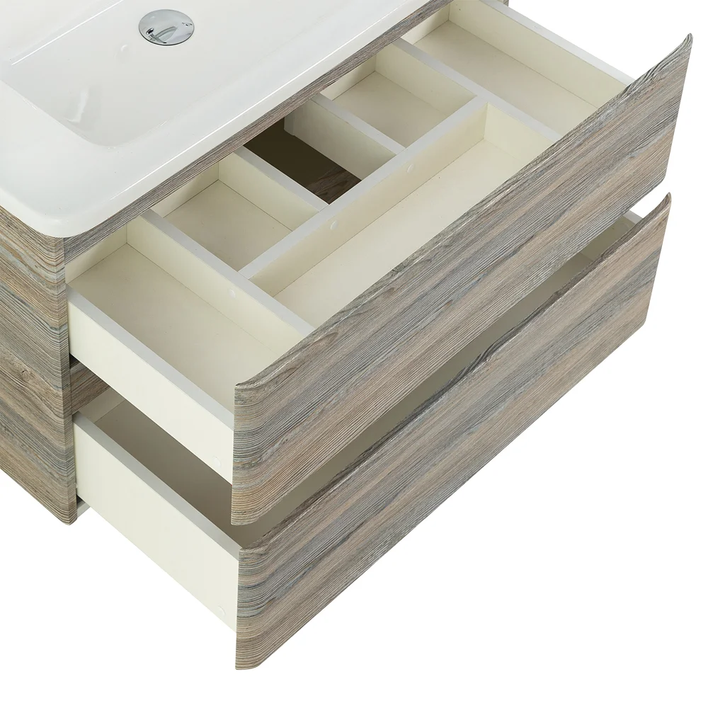 Приобрести belbagno тумба с раковиной albano-cer 80 см, подвесная pino scania, белая раковина