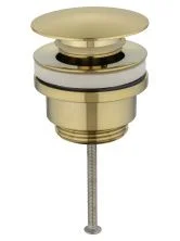 Донный клапан для раковины 1 1/4 WONZON & WOGHAND, Брашированное золото (WW-88SS07-BG)