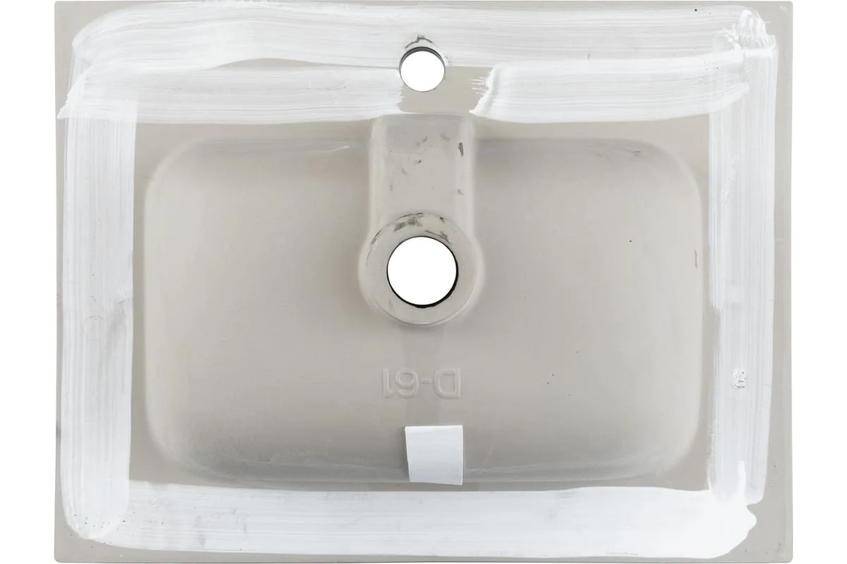 Приобрести aquanet раковина flat 60х46 см, черная матовая