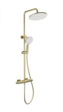 Душевая система с термостатом WONZON & WOGHAND NEO, Брашированное золото (WW-B3045-A-BG)