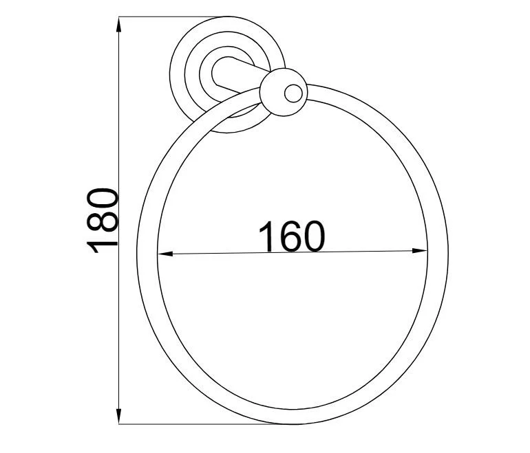 Приобрести boheme полотенцедержатель barocco, бронза 10655