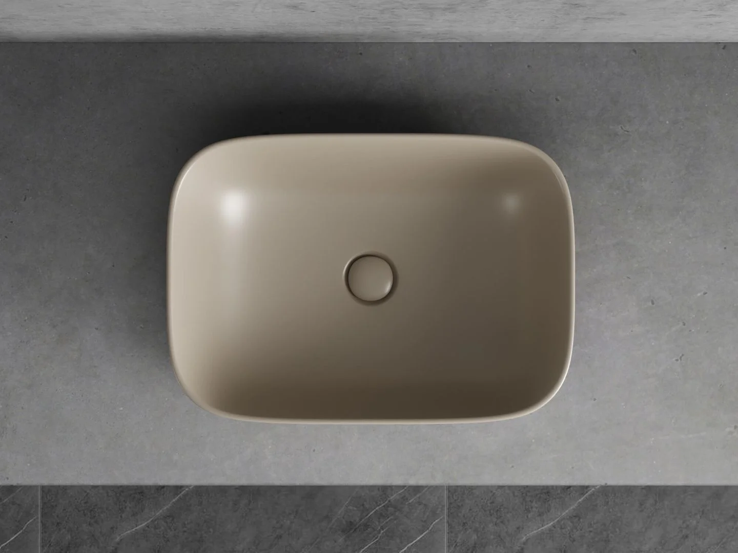 Приобрести hayzburg накладная раковина чаша 45х32 см, капучино матовый hb-0039mc