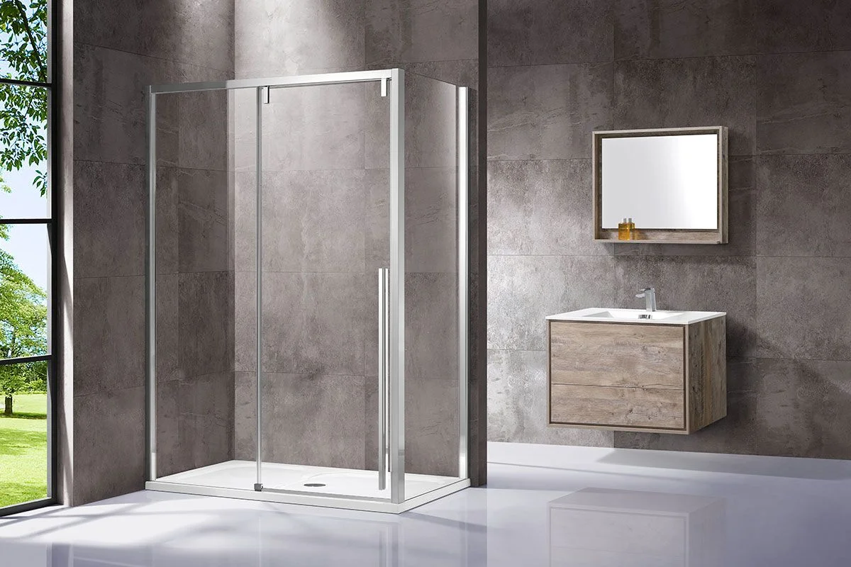 Приобрести vincea душевое ограждение lugano 100х160 см, прозрачное, хром vsr-1l1016cl-1