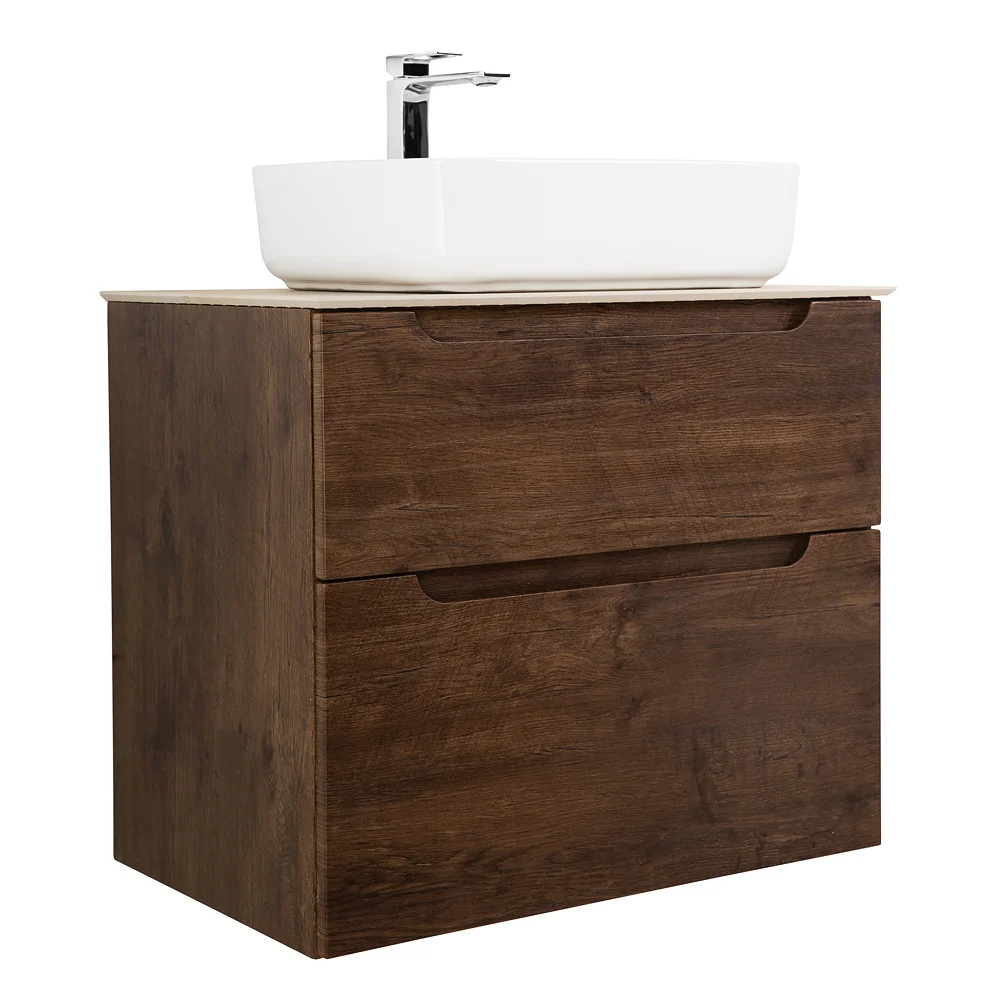 Приобрести belbagno тумба со столешницей etna-h60 70 см, подвесная rovere moro