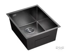 Emar Кухонная мойка 38х42 см, графит EMB-130 PVD Nano Dark