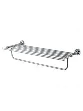 Полотенцедержатель с полкой WONZON & WOGHAND SIMPLE, Хром (WW-6581)