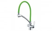 LEMARK Смеситель для кухни Comfort с подключением к фильтру, зеленый LM3070C-Green