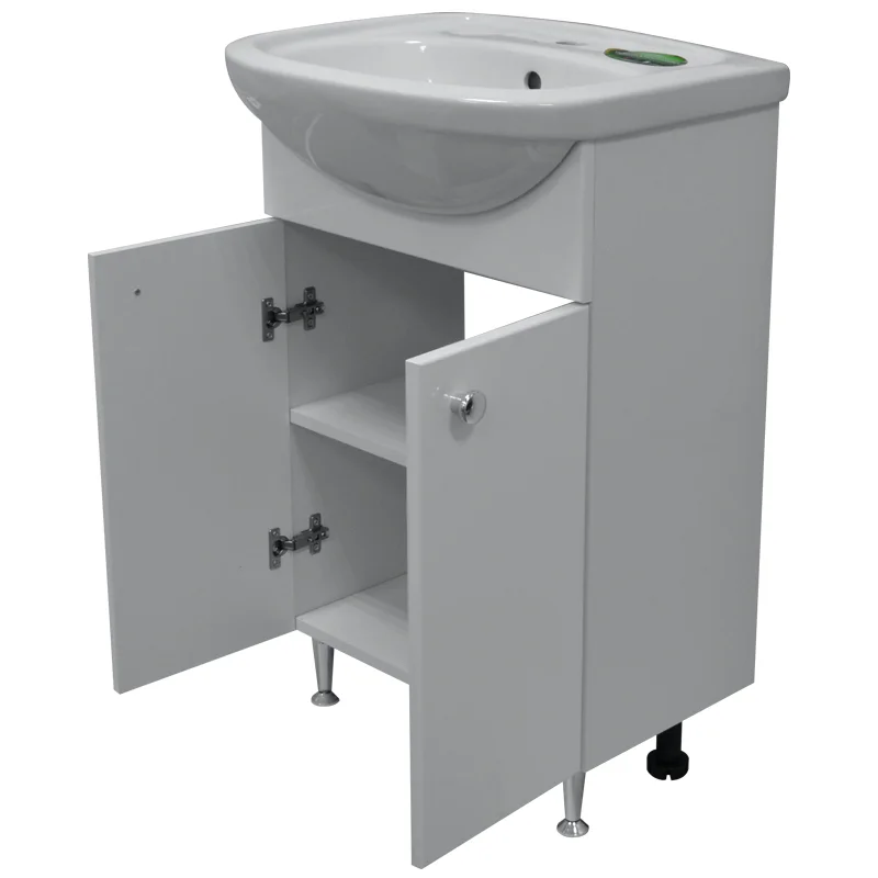 Приобрести loranto тумба напольная с раковиной моника new 50х80 см, белая (cs00076238)