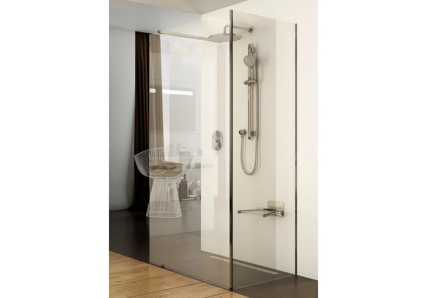 Приобрести душевая перегородка ravak walk-in corner 120х90 см gw1cg7c00z1 алюминий/прозрачное