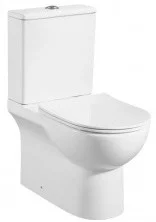 Azario Напольный унитаз-компакт Ambra, безободковый, c крышкой с микролифтом AZ-848