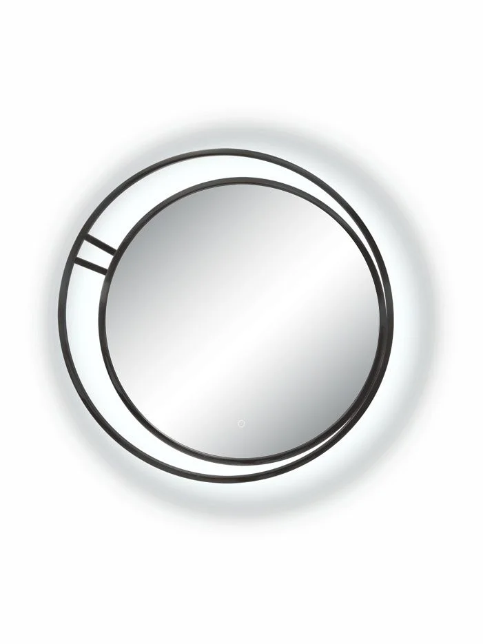 Приобрести continent зеркало с подсветкой marlene 70х70 см, сенсорный включатель, серое