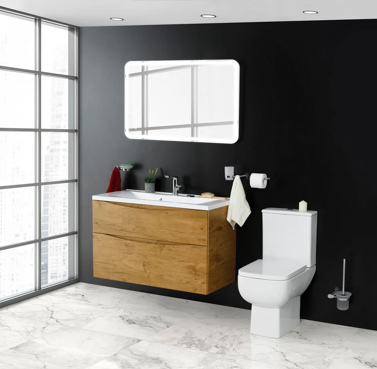 Приобрести belbagno унитаз компакт безободковый aurora с сиденьем дюропласт, микролифт, белый bb8604cpr/sc
