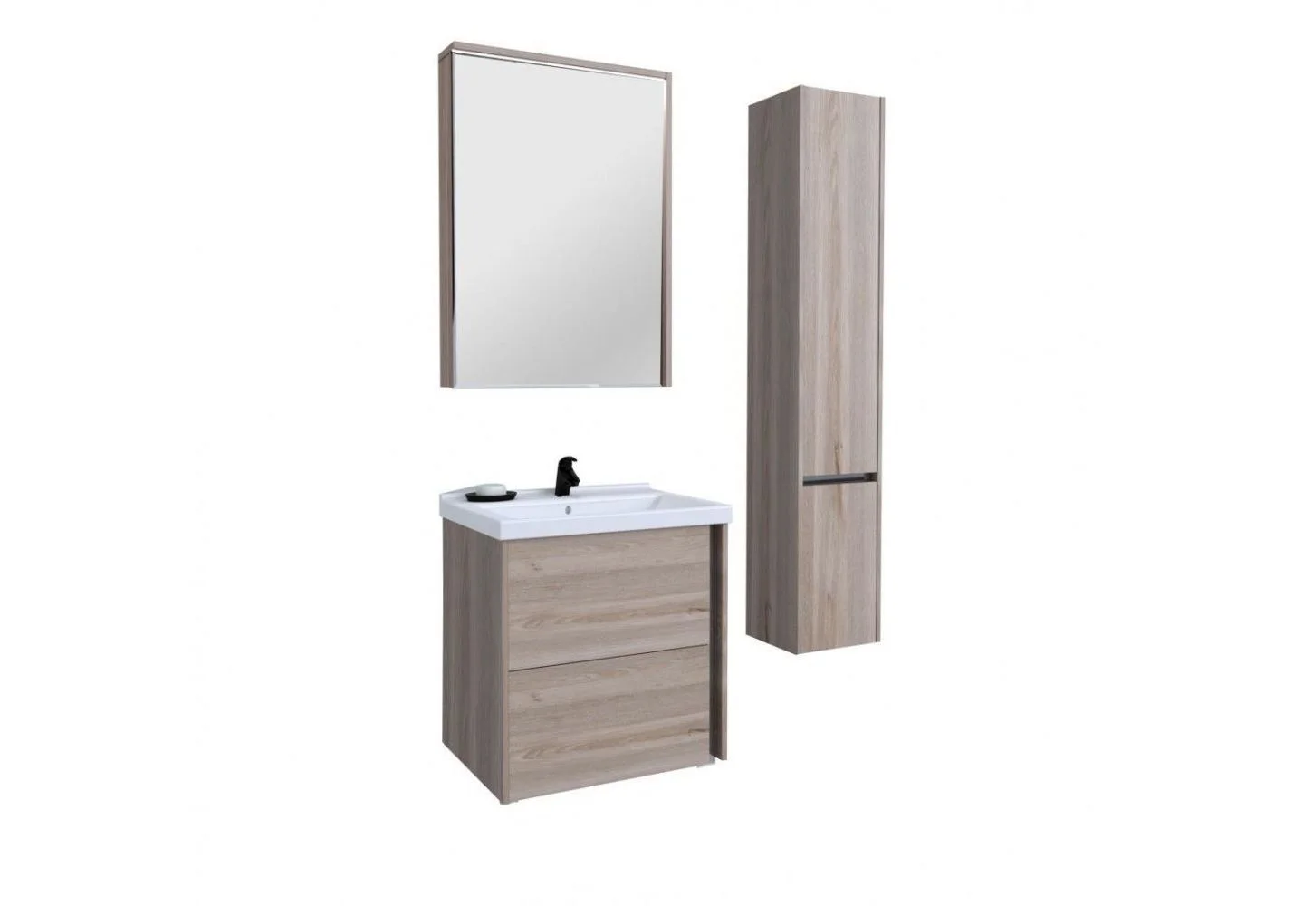 Приобрести тумба подвесная с раковиной акватон стоун 60 см 1a231401sx850, 1wh302421, сосна арлингтон