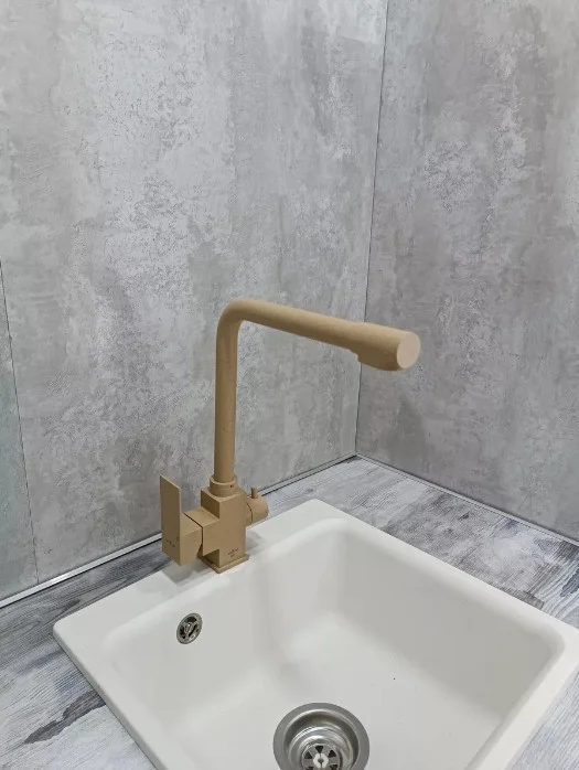 Приобрести смеситель для кухни vieir kitchen 359 мм, с подключением к фильтру, терракотовый v15025(m)