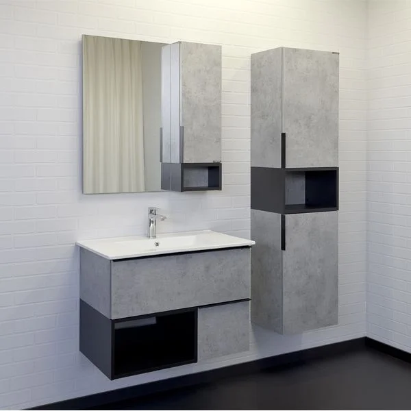 Приобрести сomforty тумба с раковиной франкфурт-75, светлый бетон