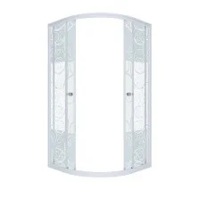 Тритон Душевое ограждение Стандарт Узор 90х90 см, белая с узором, без поддона Щ0000026691