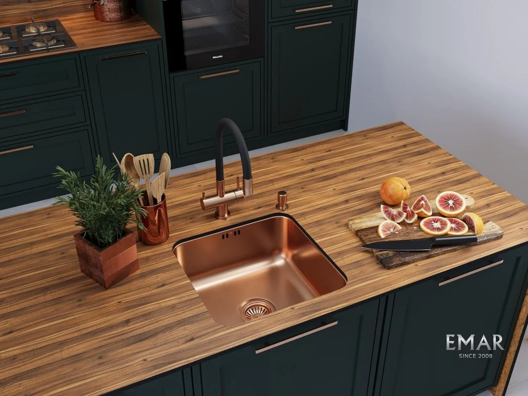 Приобрести emar смеситель для кухни, медь ес - 3015 pvd coppery