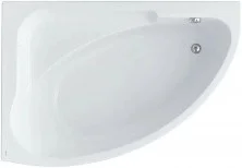 Акриловая ванна асимметричная Гоа 150х100 левосторонняя, белая