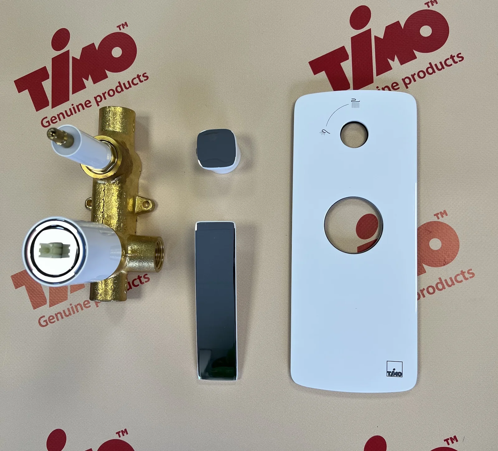 Приобрести душевая система встроенная timo helmi sx-4069/00-16sm хром-белый