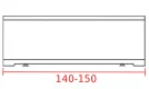 Заказать фронтальная панель 140-150 см 