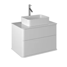 Briz Тумба подвесная с раковиной ROME 80 см, белая глянцевая Т18-80