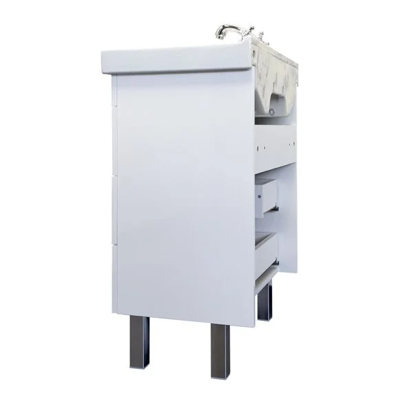 Приобрести сomforty тумба с раковиной никосия 60н белый глянец