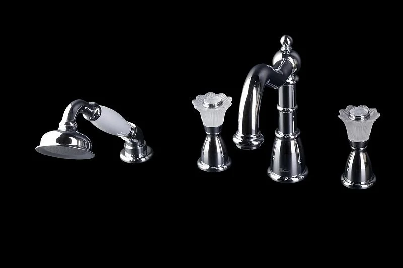 Приобрести boheme смеситель для ванны camelia, врезной, хром 396-camelia