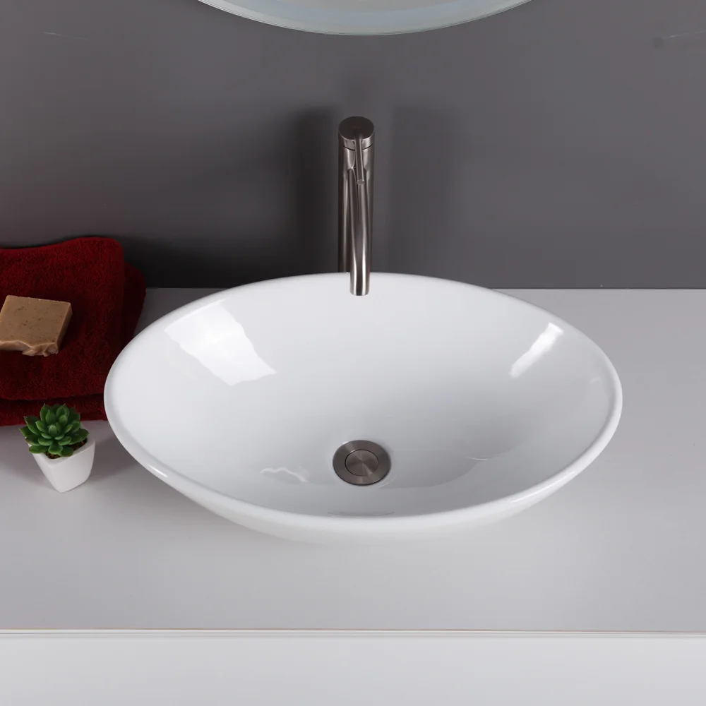 Приобрести belbagno накладная раковина 53х33 см, белая bb1147