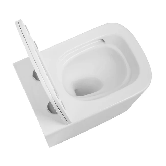 Приобрести briz унитаз подвесной impress безободковый, торнадо, сиденье дюропласт с микролифтом, белый