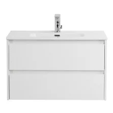 BelBagno Тумба с раковиной KRAFT 39 80 см, подвесная Bianco Opaco, белая раковина