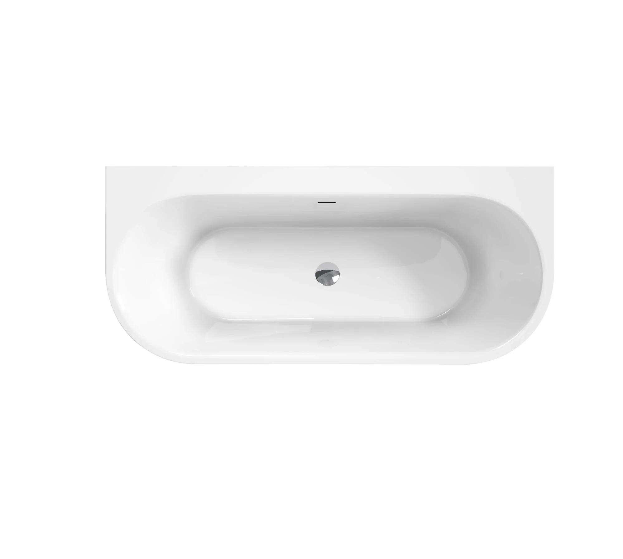 Приобрести belbagno акриловая ванна 170х75 см, пристенная, белая bb711-1700-750