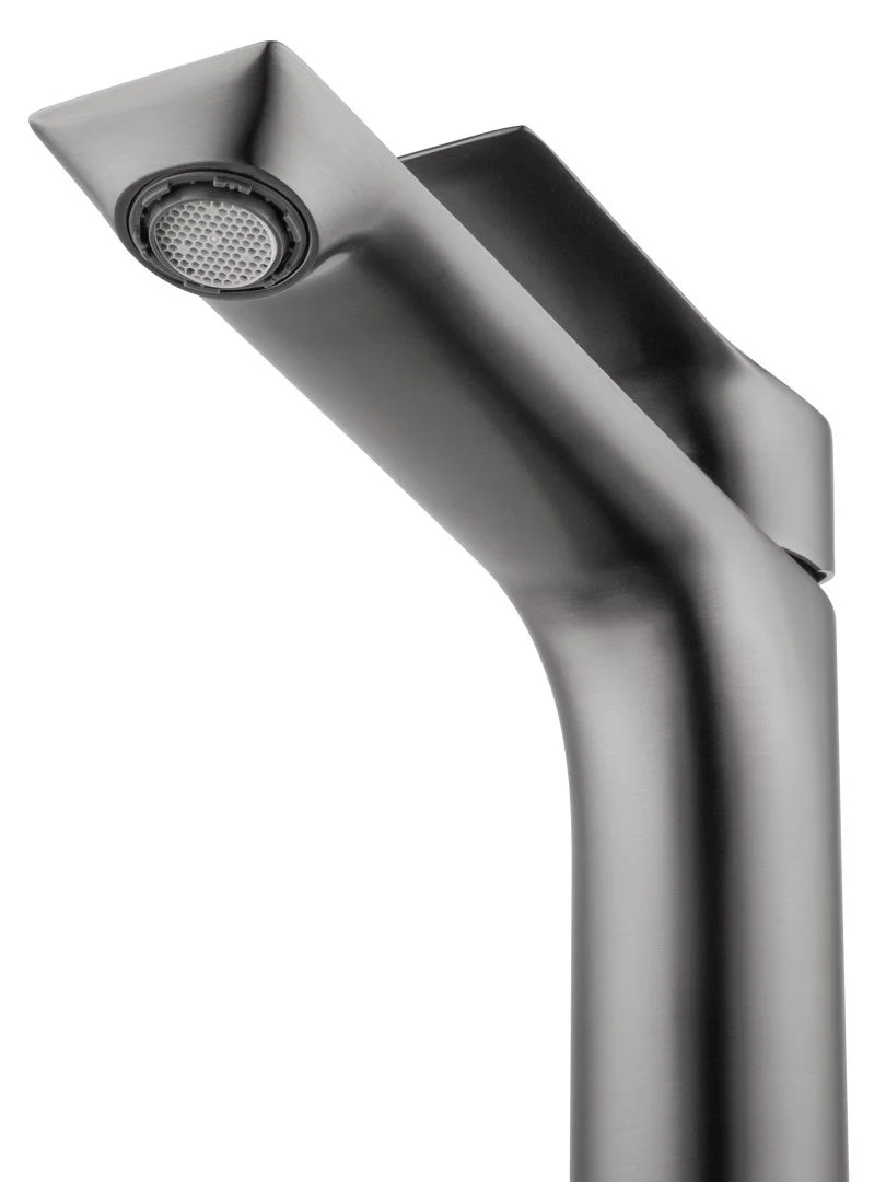 Приобрести смеситель для раковины высокий wonzon & woghand brilliant, темный графит (ww-88019079-bgm)