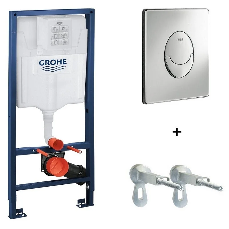Приобрести инсталляция grohe rapid sl 3 в 1 с подвесным унитазом azario gloria c сиденьем микролифт 38721001+az-2003