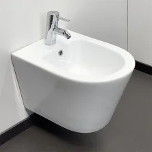 Comforty Подвесное биде , с переливом, 105BD, белый