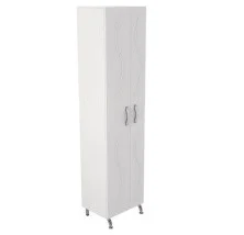 Mirsant Пенал напольный Сандра 50 см, белый, УТ000046031