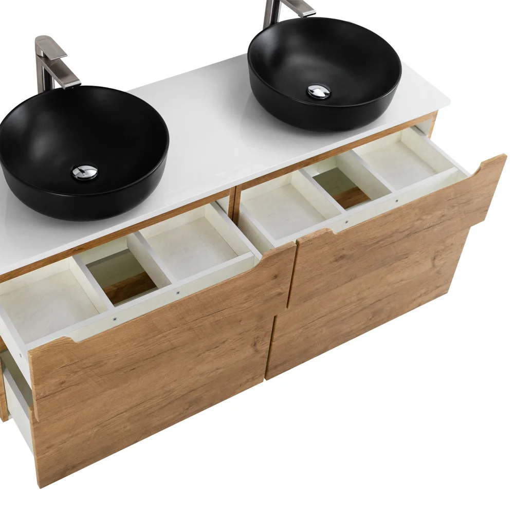 Приобрести belbagno тумба со столешницей etna-h60 120 см, подвесная rovere nature