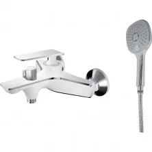 HAIBA Смеситель для ванны 224мм, белый\хром HB-60548-8