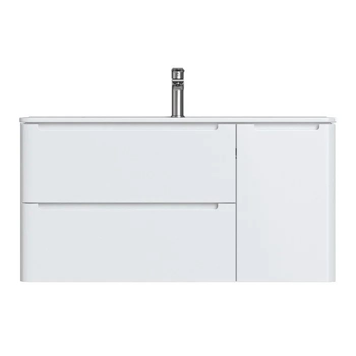 Приобрести iddis тумба подвесная edifice с раковиной 100 см. белая edi10w1i95k