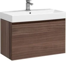 Aquanet Тумба с раковиной Нью-Йорк 85 см, орех 00213936