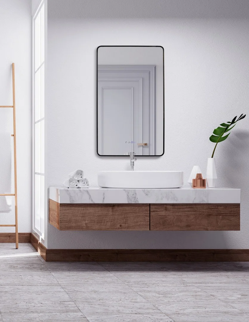 Приобрести azario зеркало incanto 600*1000 сенсорный выключатель