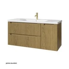 Caprigo Тумба с раковиной TERMIN-Albero STRIPE 120 см, правая, дюна, шпон