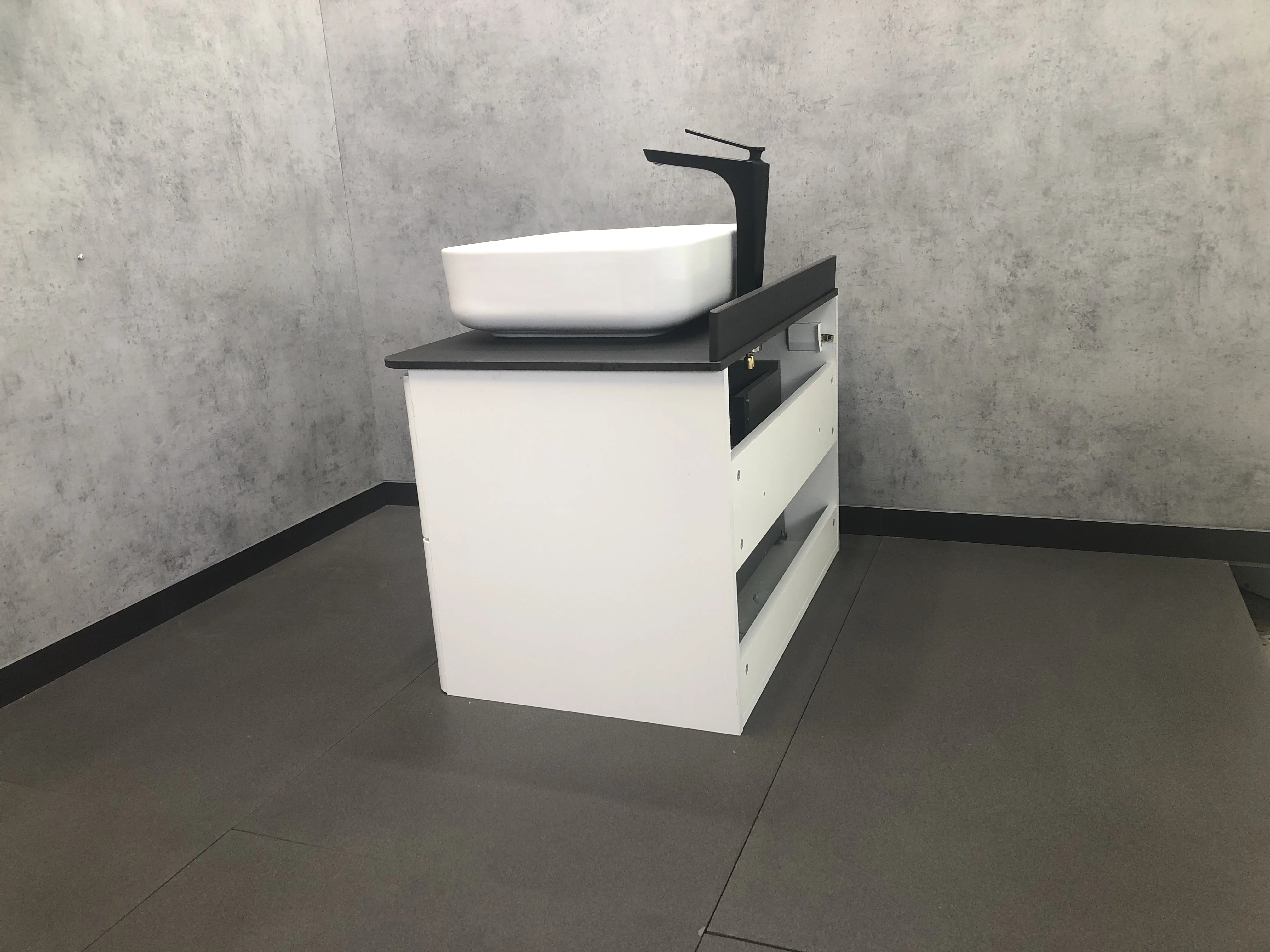 Приобрести сomforty тумба со столешницей и раковиной амстердам-75 белая